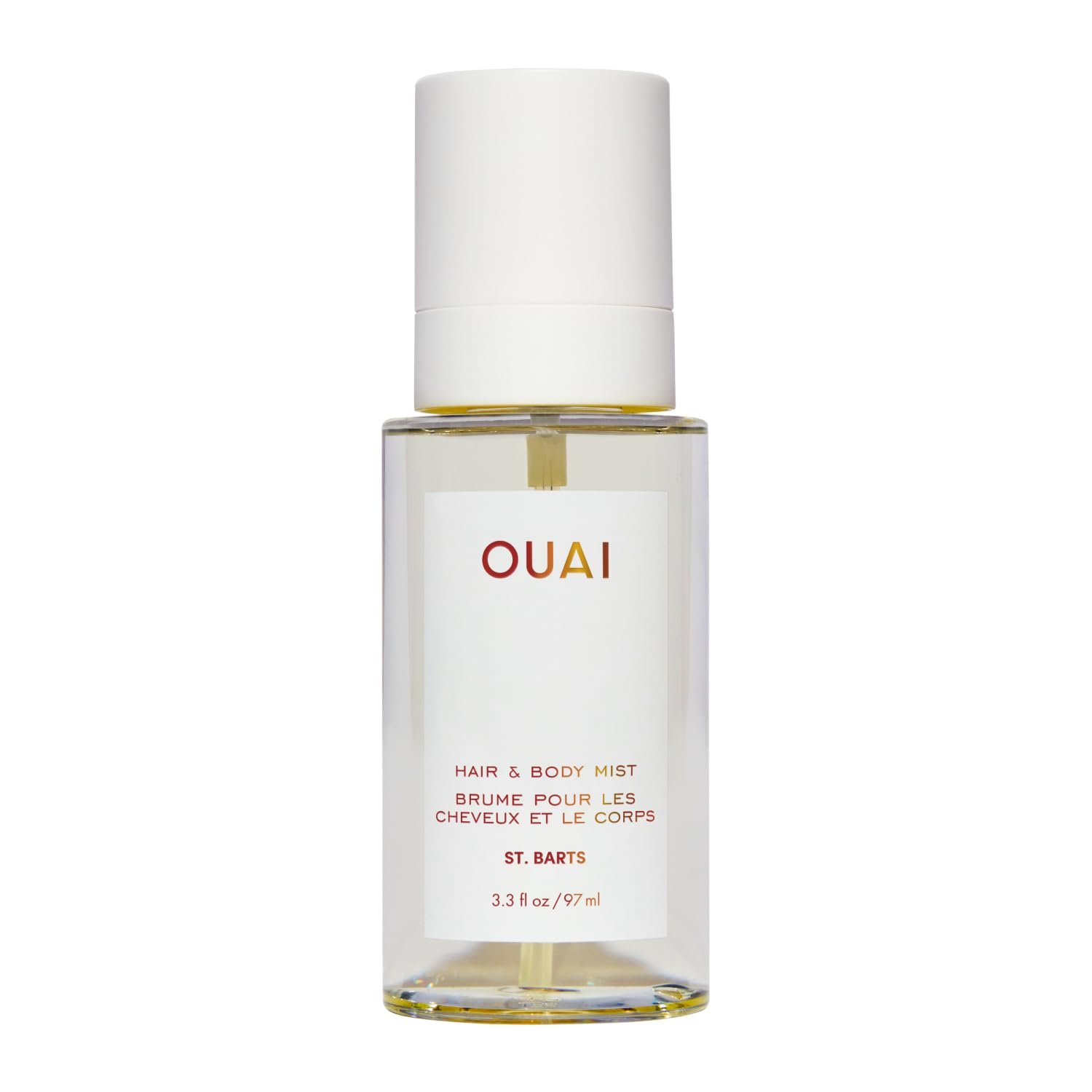 OUAI St. Barts Hair and Body Mist – Tropical-Scented Hair Perfume and Body Spray – Notes of Dragonfruit, Orange Blossom, Tuberose & Musk (3.3 Fl Oz)