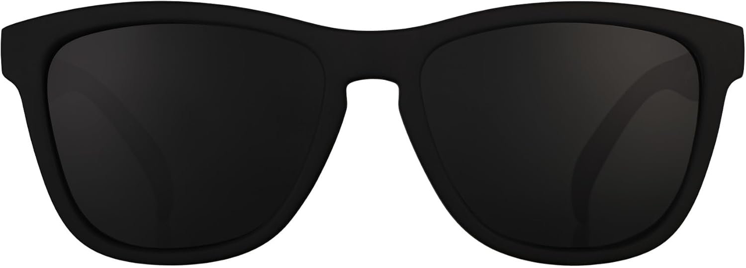 goodr A Unicorn’s Calamity Polarized Sunglasses, Medium Sized (OG), Black Solid Frames with Black Non-Reflective Glare Reducing Lenses, UV400 Protection, No Slip, No Bounce