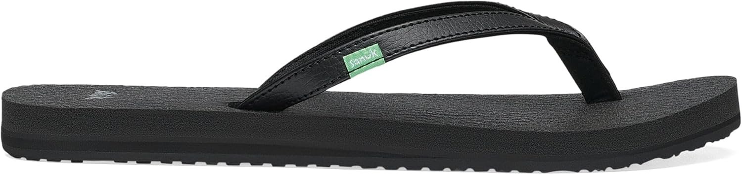 Sanuk Yoga Spree 4 | Yoga Mat Footbed | Flip Flops for Women | Yoga Sandals For Women | Women’s Beach Sandals