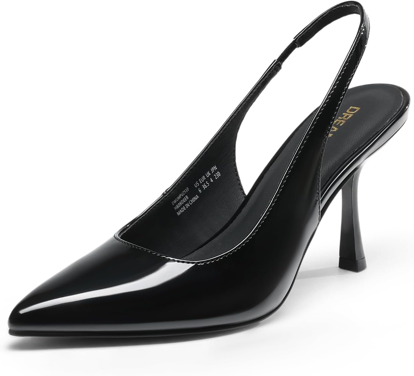 DREAM PAIRS Women’s Heels Slingback Stiletto Pumps Shoes Pointed Closed Toe Kitten Heels Dress Bridal Elegant Wedding Sexy Party