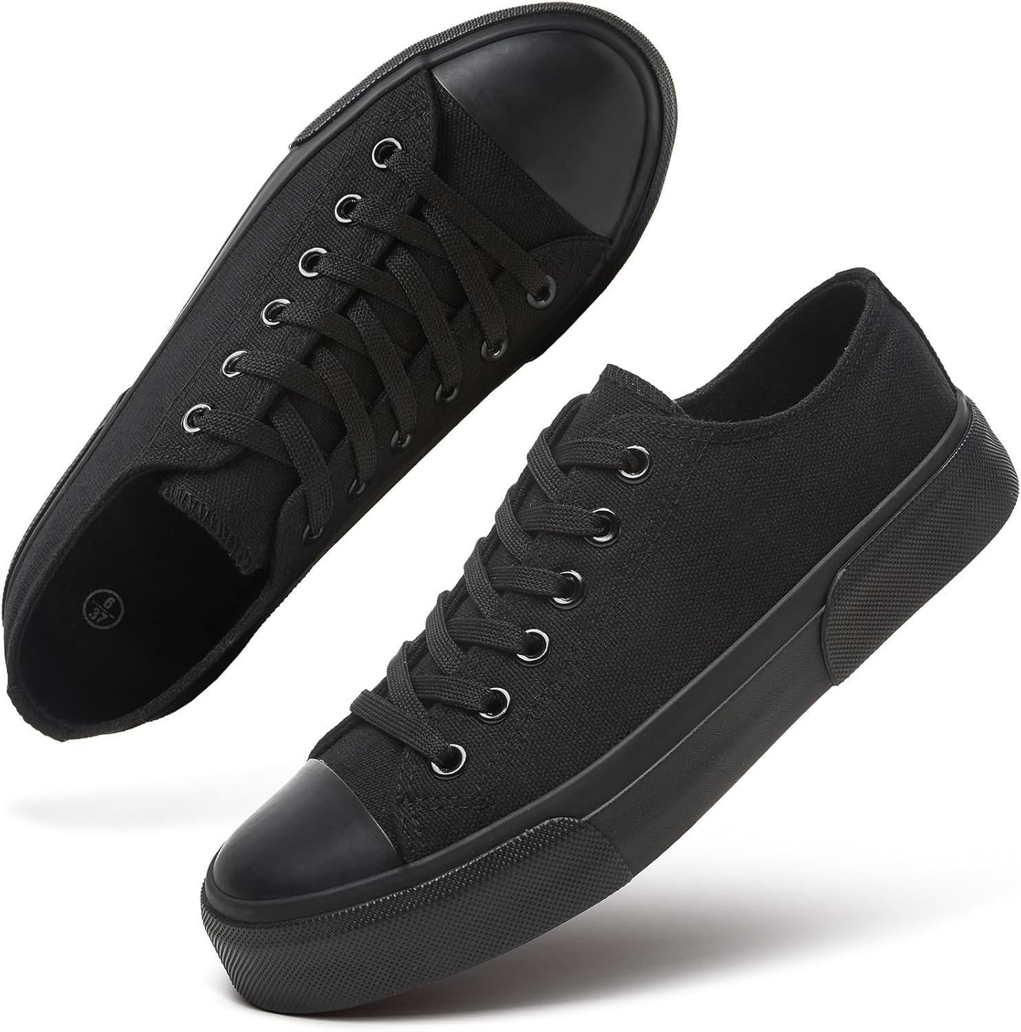 hash bubbie White Sneakers for Women Low Top Canvas Shoes Womens Canvas Sneakers Women’s Fashion Sneakers Slip on Casual Tennis Shoes