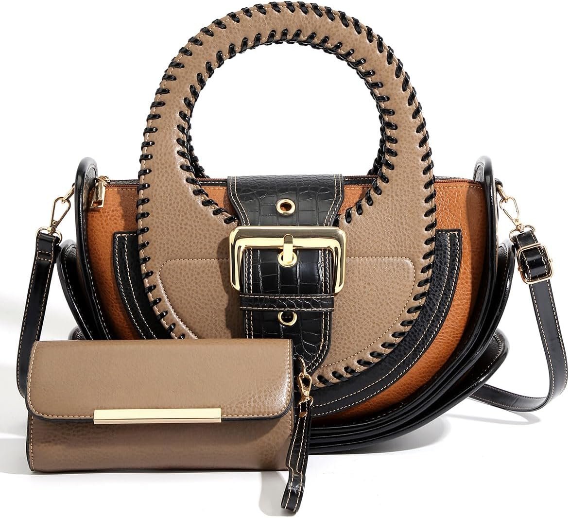 Designer Handbag Black Multi-Color Leather Vintage women’s handbag Large Capacity Multi-layer 2025 new in crossbody