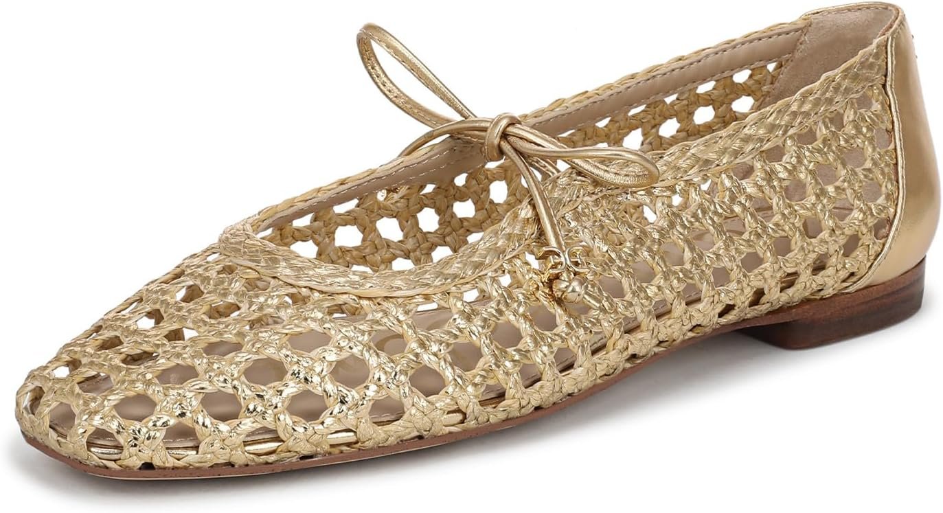 Sam Edelman Women’s Marcie Woven Mary Jane Flats