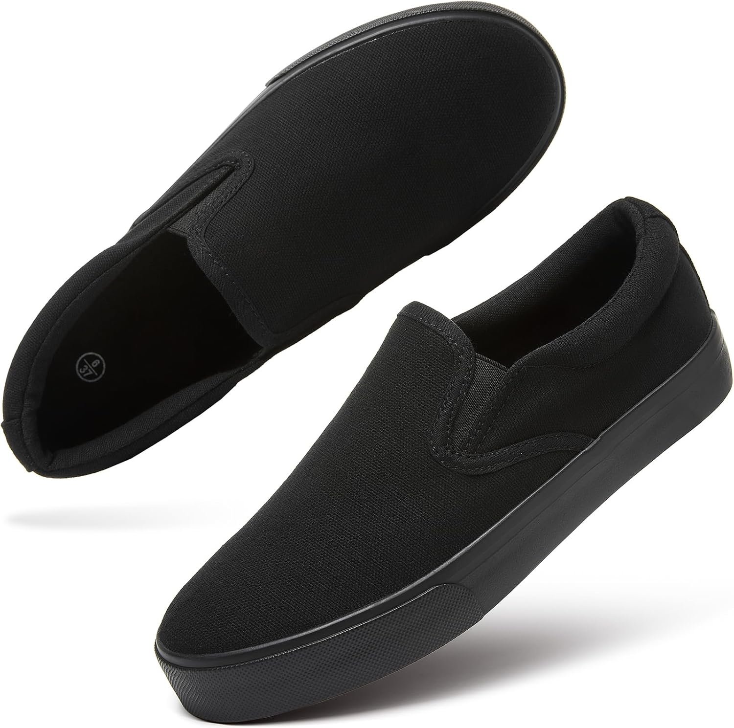 Women’s Slip on Shoes Canvas Sneakers Loafers Non Slip Shoes Low Top Casual Shoes