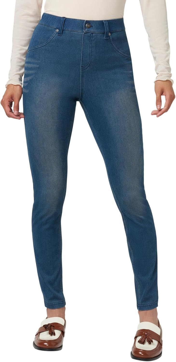 Hue Womens Ultra Soft High Waist Denim Leggings