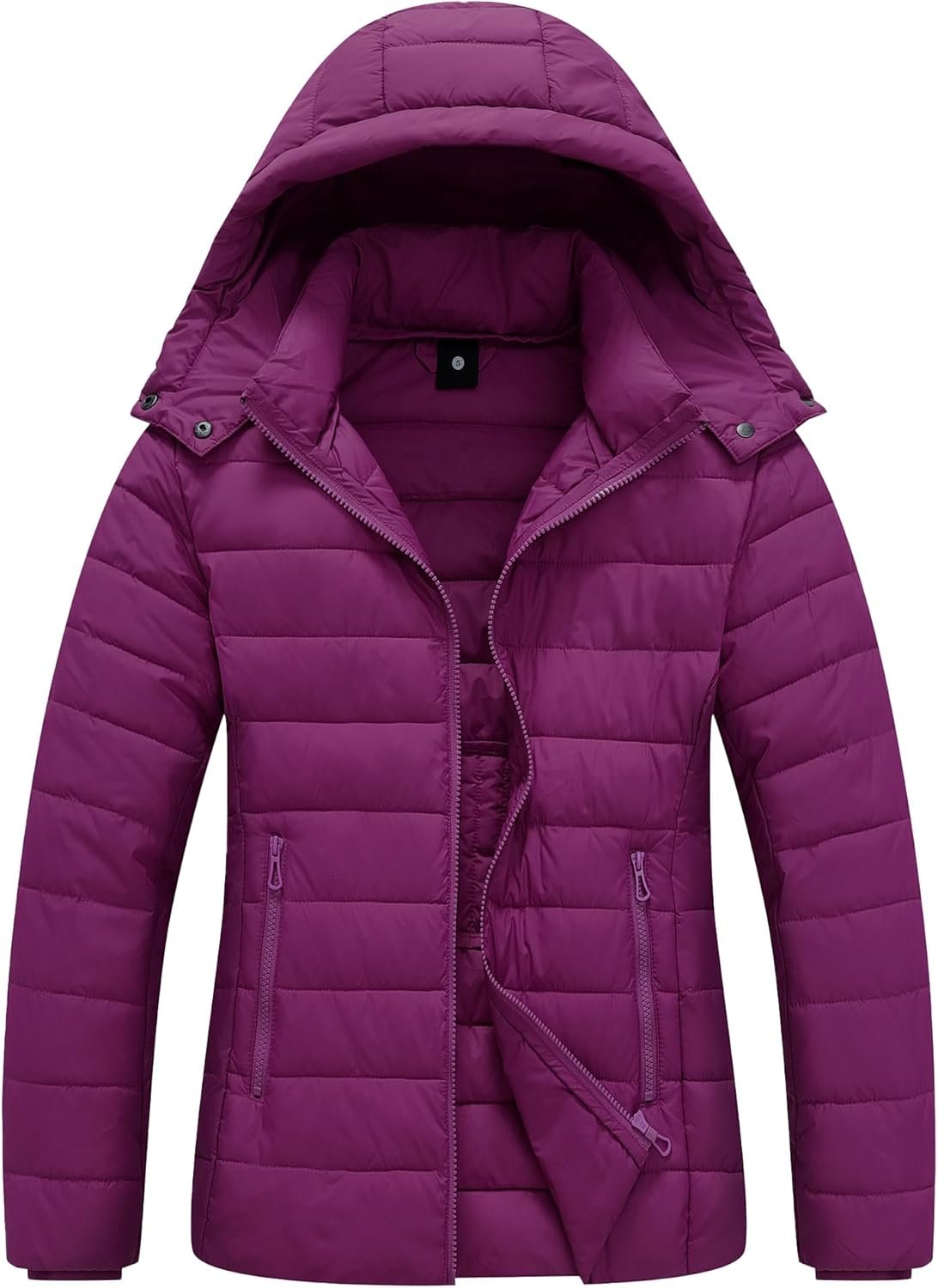 TDYPCI Women’s Winter Coat Lightweight Waterproof Puffer Jacket – Quilted Short Down Coat for Women, Warm Winter Jacket
