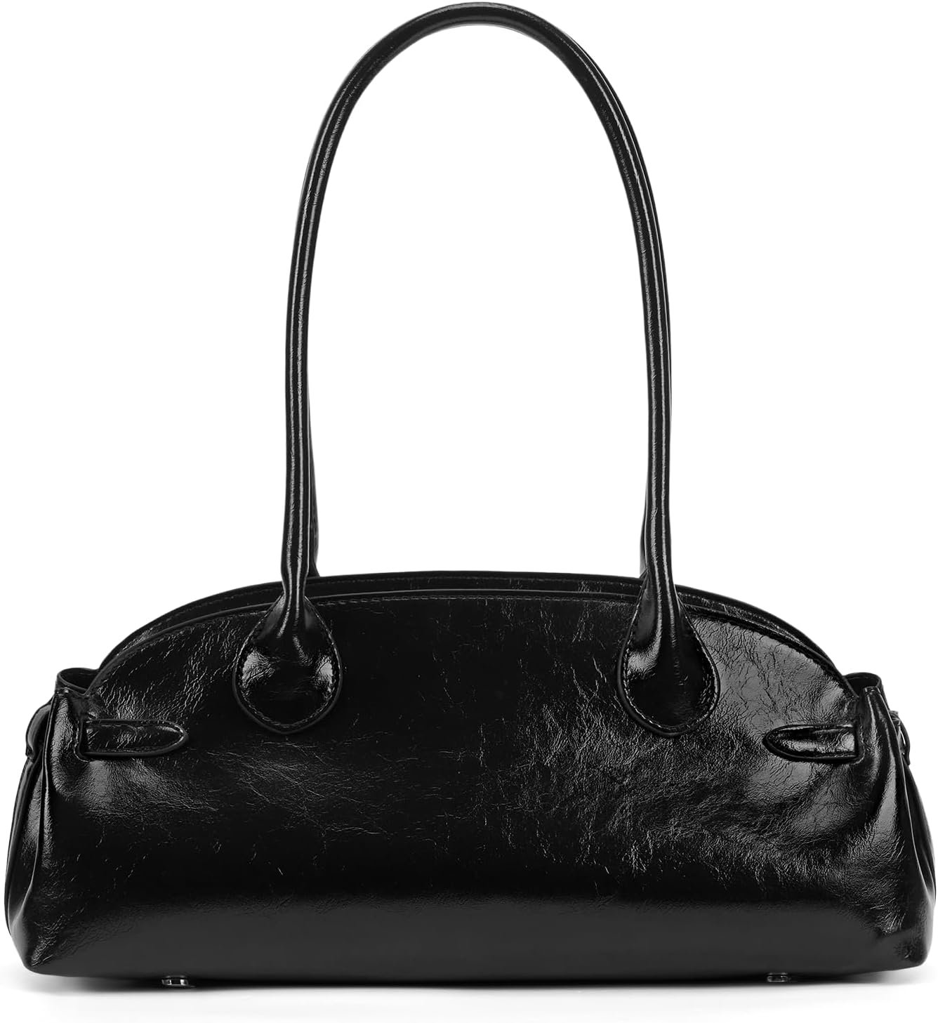 Luxury Shoulder Bag Glazed Leather Handbags for Women Top Handle Hobo Purse Designer Shoulder Handbag