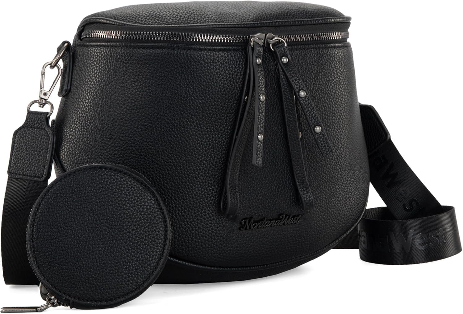 Montana West Crossbody Bags for Women Bum Bag Sling Purse with Adjustable Strap and Coin Purse