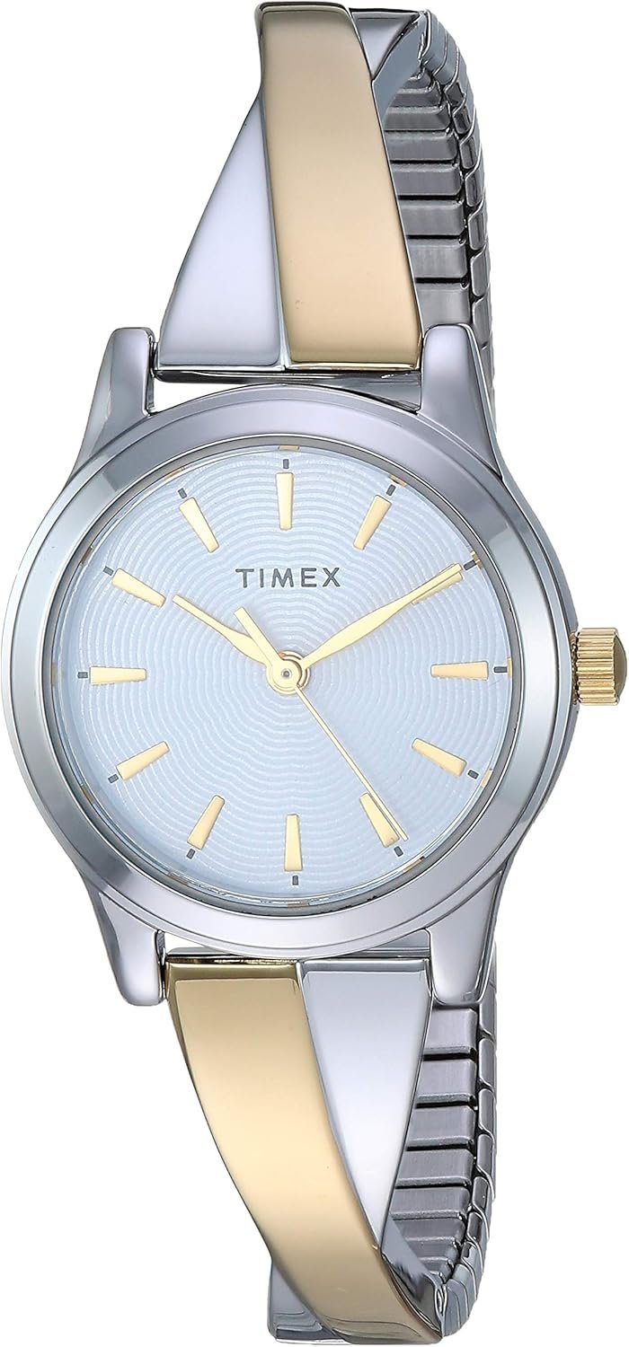 Timex Women’s Stretch Bangle Crisscross 25mm Watch