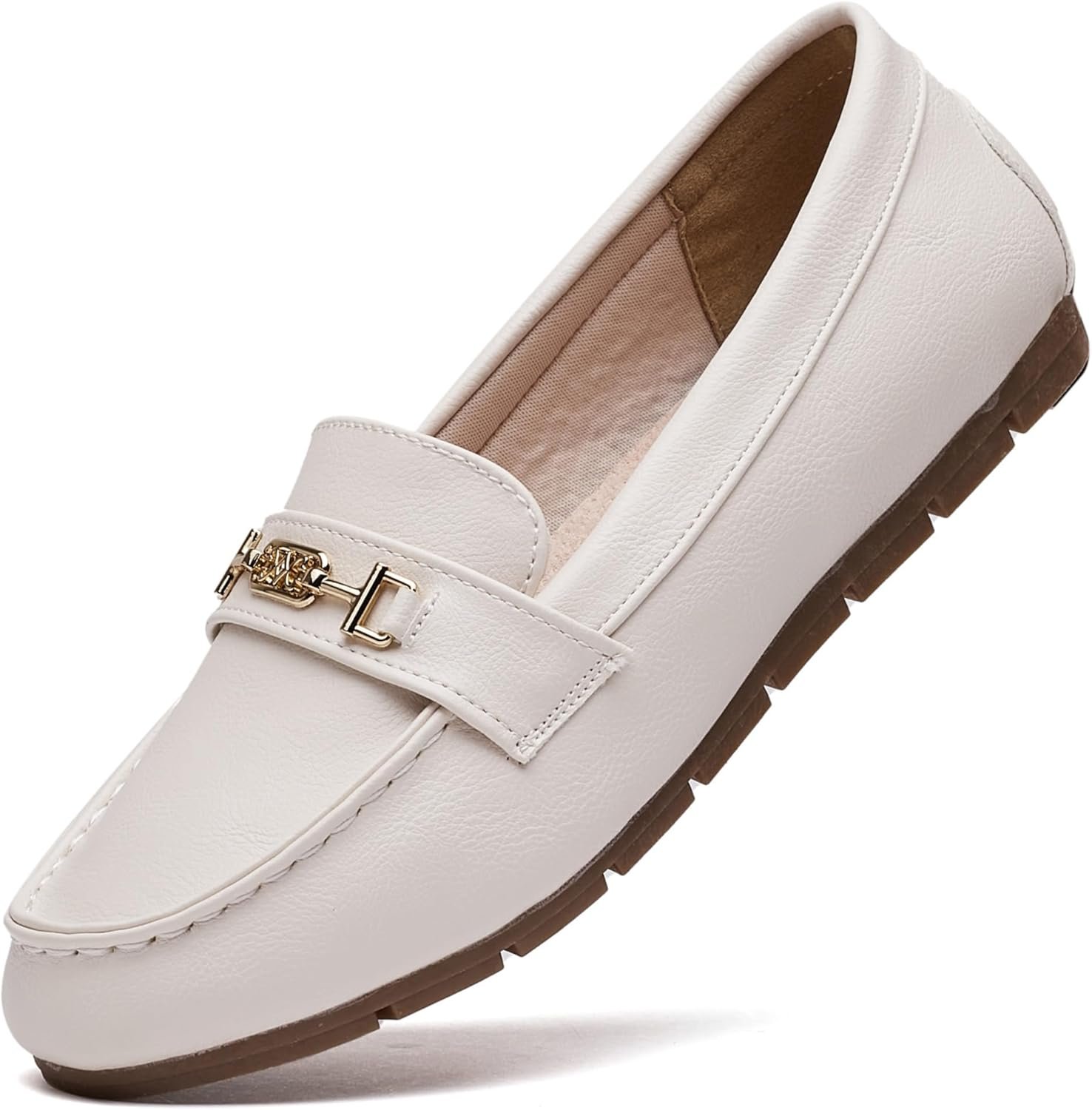 DeYashopin Women’s Loafer Shoes Leisure Slip On Work Shoes Comfort Walking Flats