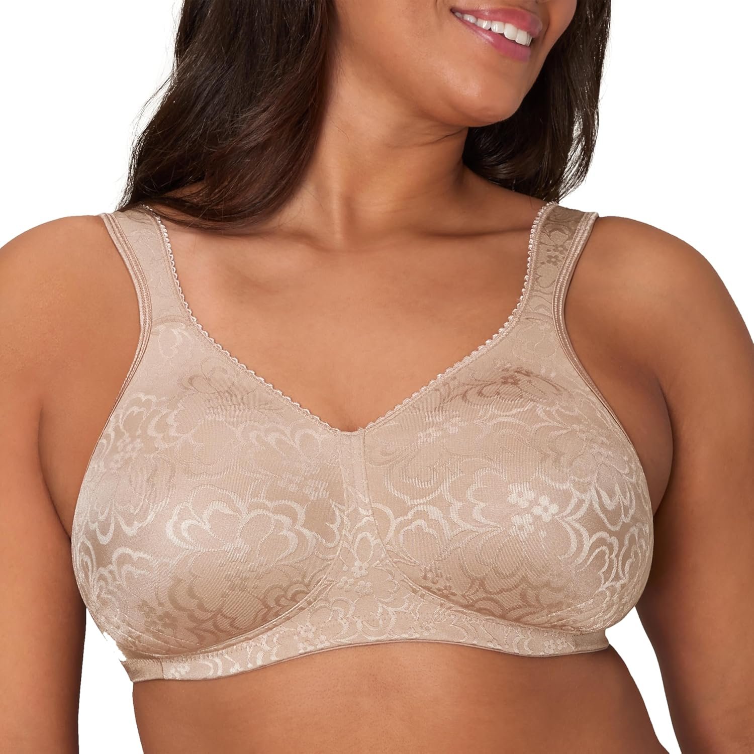 Playtex Women’s 18 Hour Ultimate Lift and Support Wire Free Bra US4745, Available in Single and 2-Packs