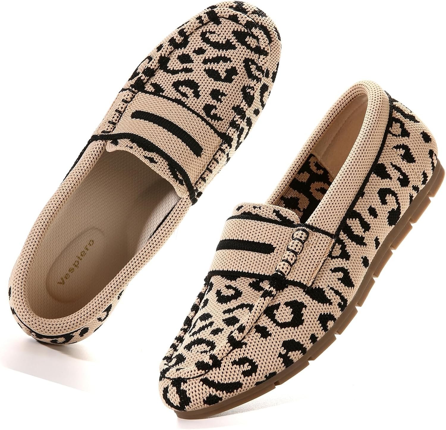Vespiero Loafers for Women Comfortable Slip on Work Flats Shoes Womens Dressy Casual Walking Shoes