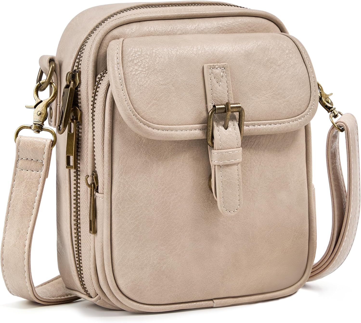 Small Crossbody Bag for Women with Card Slots Vegan Leather Messenger Bag Men Wallet, Cross Body Anti-theft Shoulder Purse