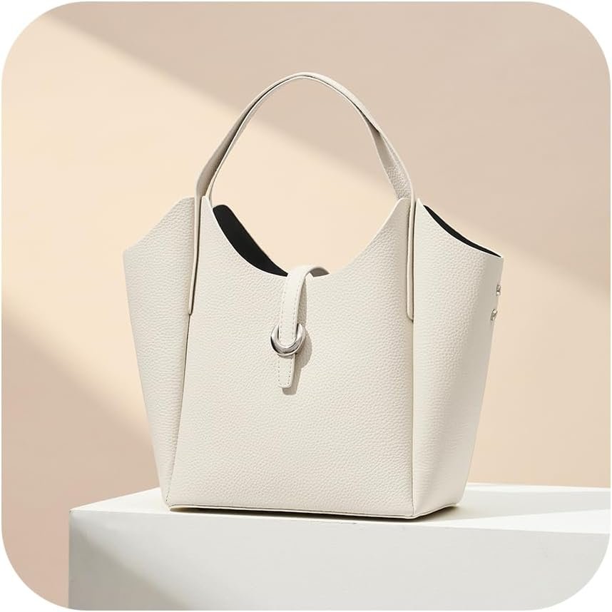 CHUNLI Designer Genuine Leather Purses – Elegant Satchel Tote Bags for Women – Crossbody Handbags with Adjustable Strap