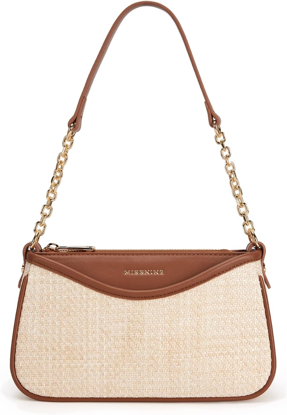 Missnine Purses for Women, Shoulder Bag Small Handbags Vegan Leather Underarm Bags Trendy Hobo Cute Clutch Purse
