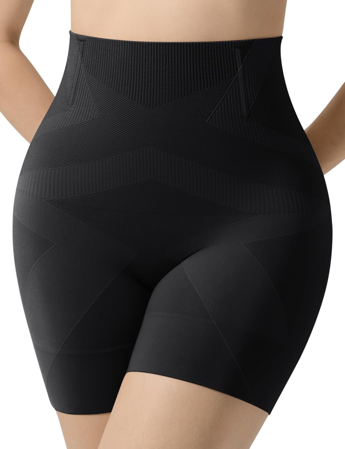 Esa Liang Shapewear Tummy Control for Women Thigh Slimmer Seamless Underwear High Waisted Body Shaper Shorts Under Dress