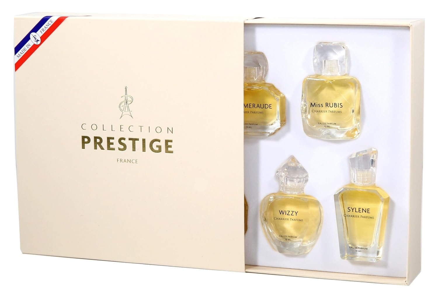 Charrier Parfums – 5 Eaux de Parfum Prestige Gift Box – 50 ml – Made in Provence, France