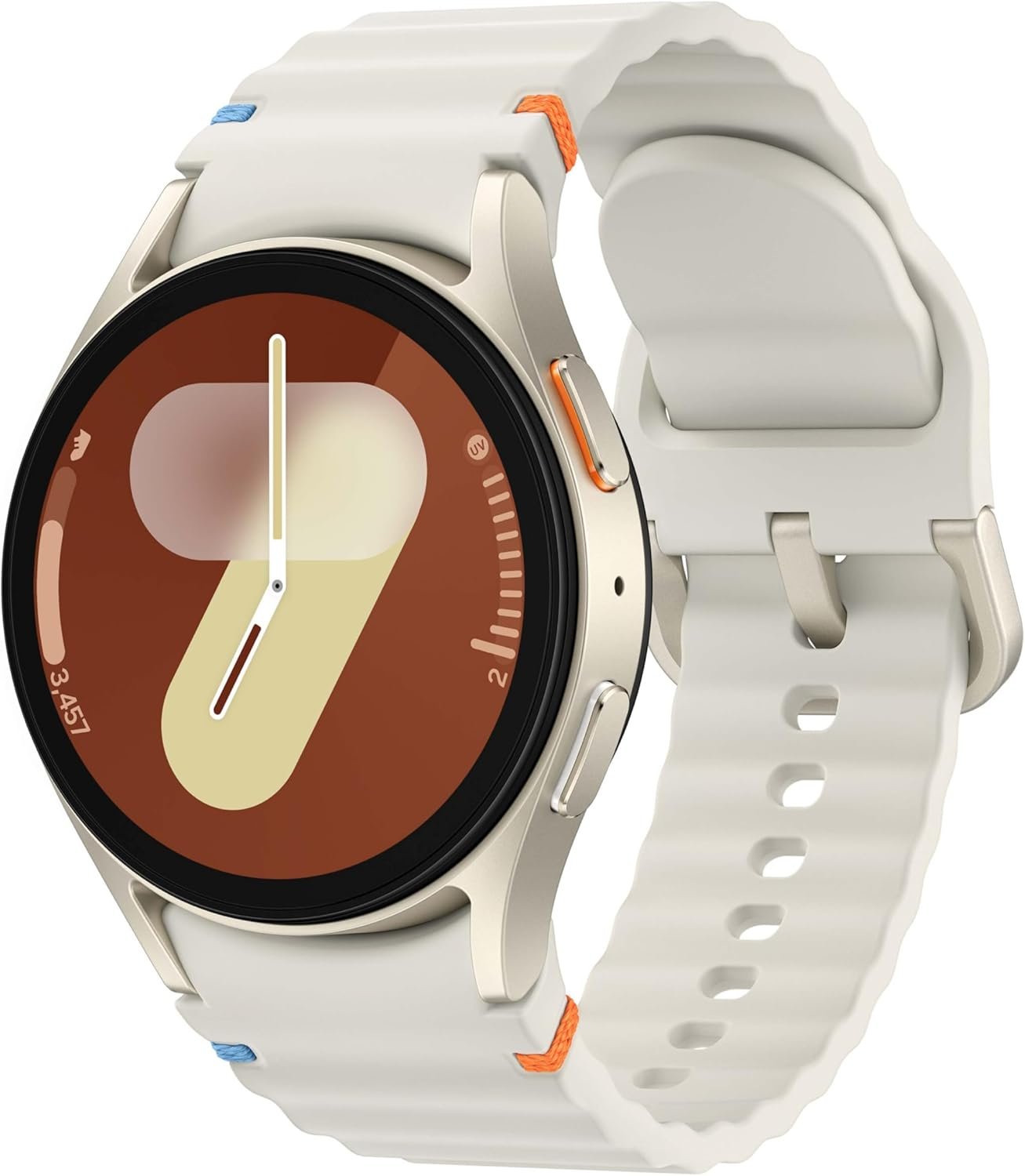 SAMSUNG Galaxy Watch 7 40mm Bluetooth AI Smartwatch w/Energy Score, Wellness Tips, Heart Rate Tracking, Sleep Monitor, Fitness Tracker, 2024, SM-L300NZECXAA Cream (Renewed)