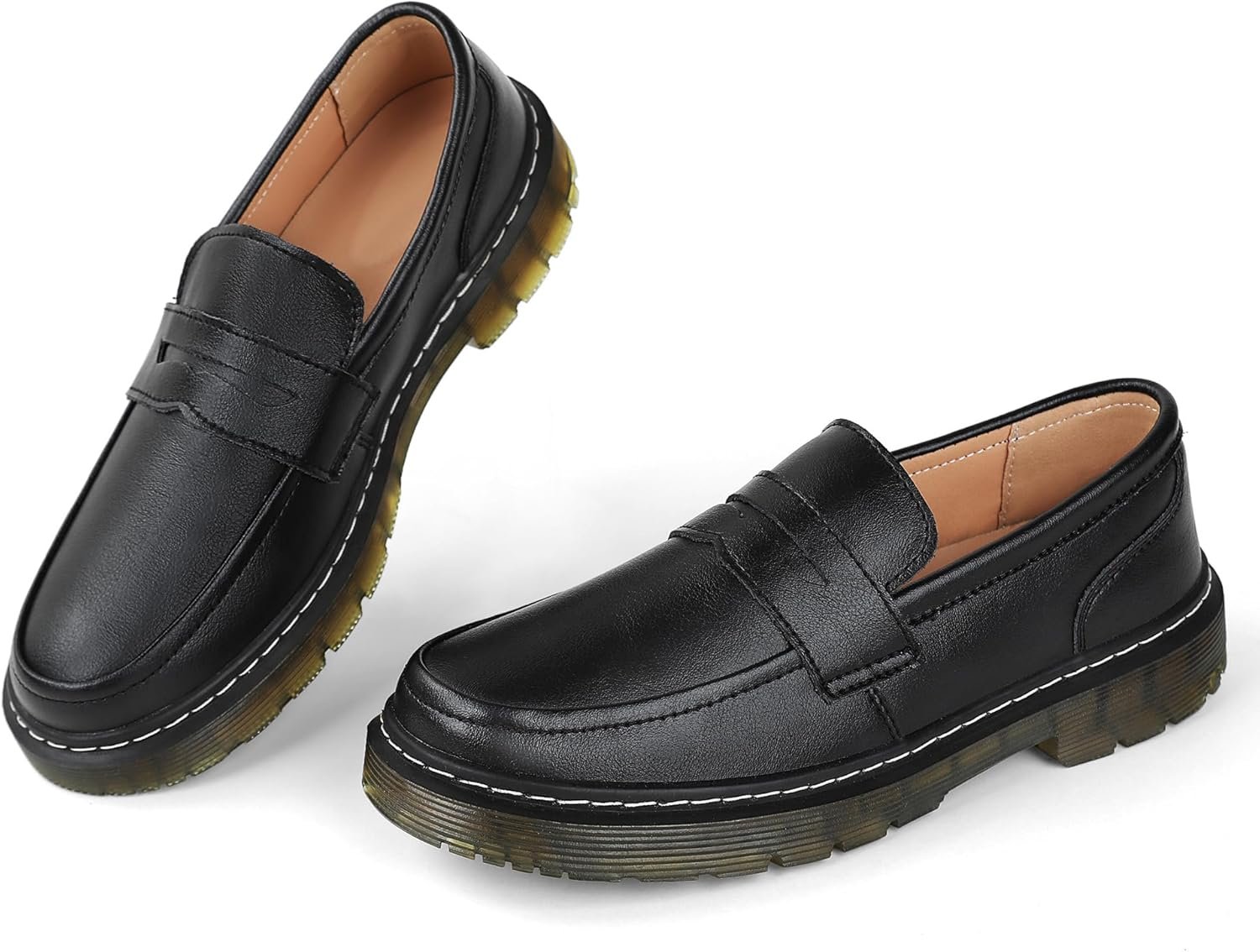 CLAKBLRG Women’s Loafers Classic Penny Loafers for Women Fashion Driving Moccasins Women