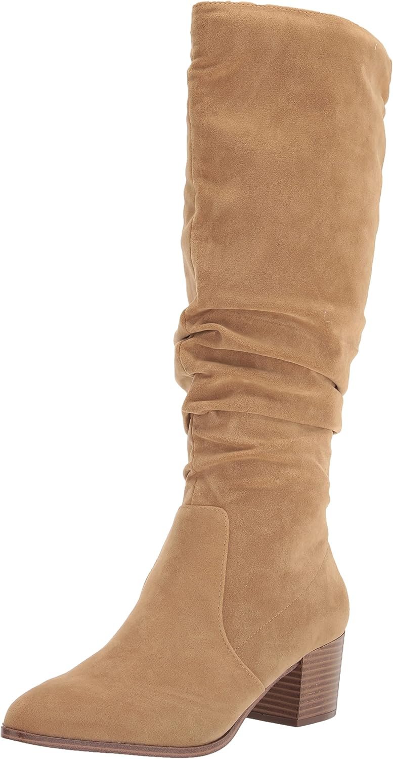 Amazon Essentials Women’s Tall Block Heel Knee High Boots