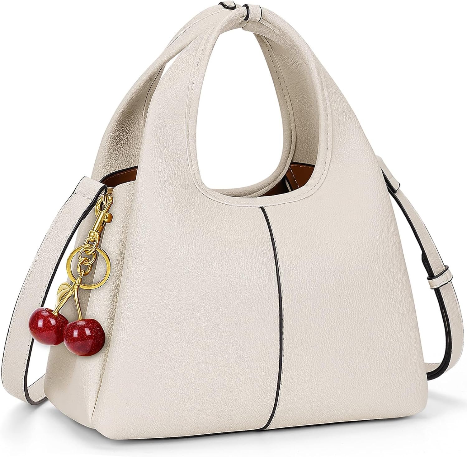 Women’s Top Handle Handbag Small Satchel Bags Trendy Hobo Purse Crossbody Bag Faux Leather Shoulder Bag Satchel Purse