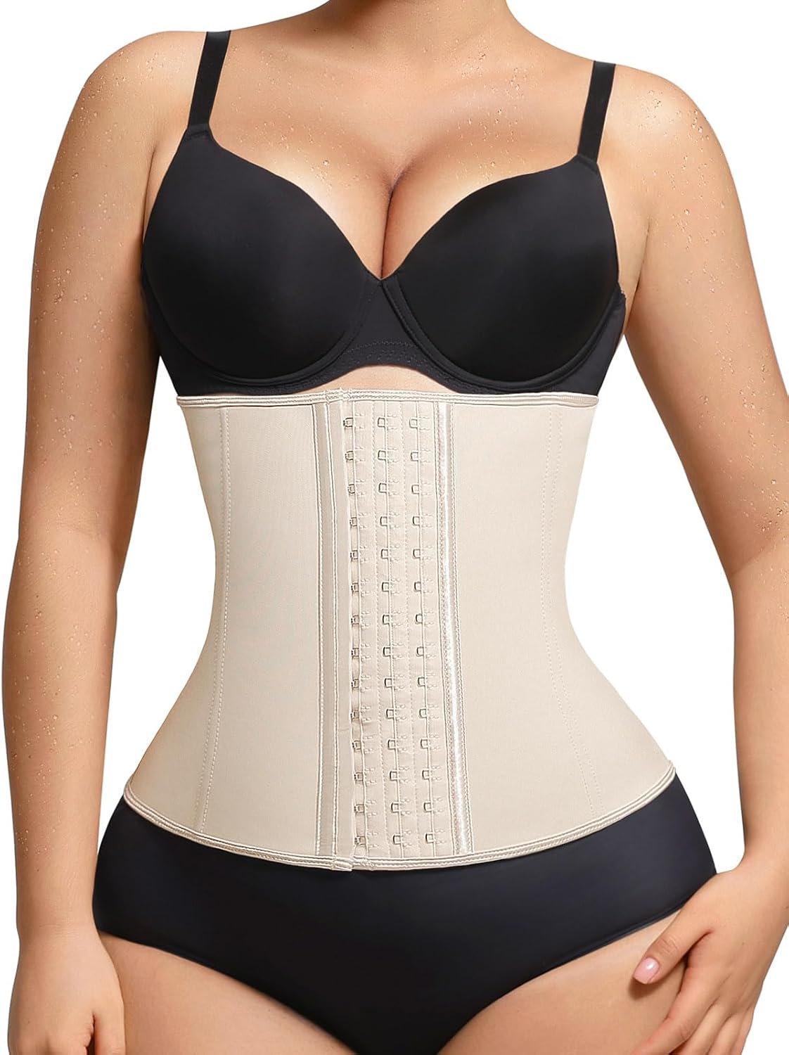 Waist Trainer for Women Latex Underbust Waist Cincher Corset, Tummy Control Corset Sport Girder Hourglass Body Shaper