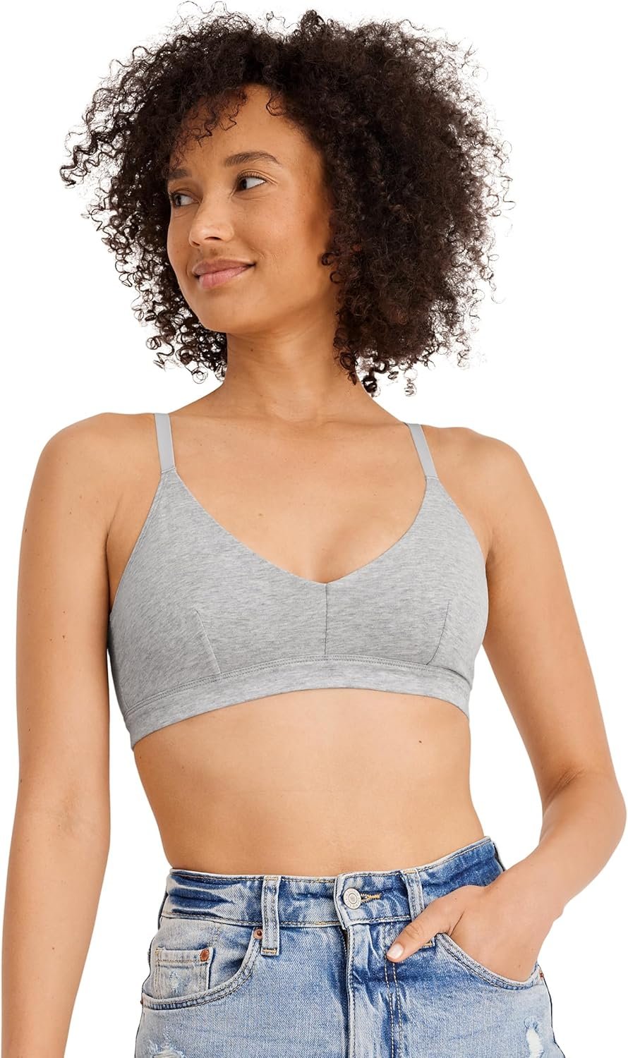 Jockey Women’s Bra Organic Cotton Stretch Triangle Bralette