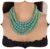 Octwine Bohemian Statement 5 Layer Green Pearl Necklace 1920s Pearl Earrings Vintage Pearl Necklace Bridal Wedding Elegant Minimalist Jewelry for Women
