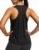 Women’s Workout Tops Racerback Athletic Tank Tops Sleeveless Loose Fit Yoga Running Gym Shirts for Women