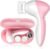 Electric Facial Cleansing Brush for Women, 3-in-1 Face Cleanser and Exfoliator Brush with 3 Brush Heads, 2 Speeds, Waterproof Spin Brush, Travel Size Case, Perfect for Valentine’s Day (Pink)