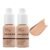 2 Pack PHOERA Foundation,Full Coverage Foundation, Concealer Foundation Full Coverage Flawless New 30ml PHOERA 24HR Matte Oil Control Concealer。(103 Warm peach）