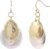 Gold and Silver Mixed Metal Earrings for Women Dangling Vintage Two Tone Boho Small Dangle Earrings