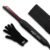 Red by Kiss Pencil Flat Iron, 0.3 Inch Tourmaline Ceramic Mini Hair Straightener, Up to 450°F for Short to Medium Hair, Pixie Cuts, Bangs & Edges, Includes Travel Pouch & Heat-Resistant Glove