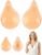 Sticky Bra for Women, Push Up Adhesive Bras, Invisible Backless Strapless Silicone, Spoon Shape Thin Edge (2 Pairs)