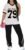 PINSV 2 Piece Sets for Women Summer Casual Outfits Jersey Shirts and High Waisted Pants Sets