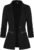 Genhoo Women’s Long Sleeve Blazer Open Front Cardigan Jacket Work Office Blazer with Zipper Pockets