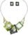 CSY Fashion Boho Oval Crystal Opals Statement Bib Necklace Earrings Bohemian Enamel Costume Jewelry Set Gifts for Women