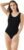 Pact Women’s Organic Cotton Snap Crotch Scoop Neck Bodysuit, Sleeveless Stretch Fitted Tank Top