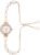ADSBIAOYE Women’s Fashion Simple Floral Bracelet Watch Diamond Quartz Light Luxury Watch