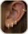 Small Gold Huggie Hoop Earrings Set for Women Men Hypoallergenic 14K Plated Stack Cartilage Earrings, Multiple Piercing Lightweight Mini Thin Cute Dainty Trendy Jewelry Set Christmas Gifts for Women
