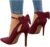 Fashare Womens High Heels Bow Tie Back Sexy Stiletto Ankle Strap Wedding Dress Pumps Shoes