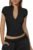 Womens Short Sleeve Workout Tops for Women Half Quarter Zip Athletic Pullover Tee Golf Shirt Slim Fit Yoga Gym Crop Top