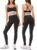 2 Pieces Workout Sets for Women,Seamless Yoga Leggings with Padded Sports Bras,Athletic Matching Outfits,Gym,Casual