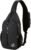 WATERFLY Crossbody Sling Backpack Sling Bag Travel Hiking Chest Bag Daypack (Black)