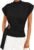 ZESICA Women’s 2026 Summer Cap Sleeve Blouse Mock Neck Business Casual Tops Spring Dressy Tunic Work Shirts