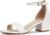 PARTY Women’s Open Toe Ankle Strap Low Block Chunky Heels Sandals