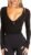 Navneet Women Long Sleeve Ballet Pilates Yoga Wrap Tie Front Tops Workout Gym Shirts Cardigan