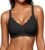 As Fairy Wireless Bras for Women Full Coverage Seamless Scalloped Push Up No Underwire Everyday Bra with Air Holes