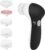 Electric Facial Kit – Waterproof Cleansing Spin Brush Set with 5 Exfoliating Brush Heads – Cleanser – Rotating Spa Massage – Gentle Exfoliation and Deep Scrub Skin Care Barbers & Aestheticians
