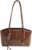 Vintage Shoulder Bags for Women Brown Purse Fall Hobo Handbag Faux Leather Shoulder Purse with Cute Pendant